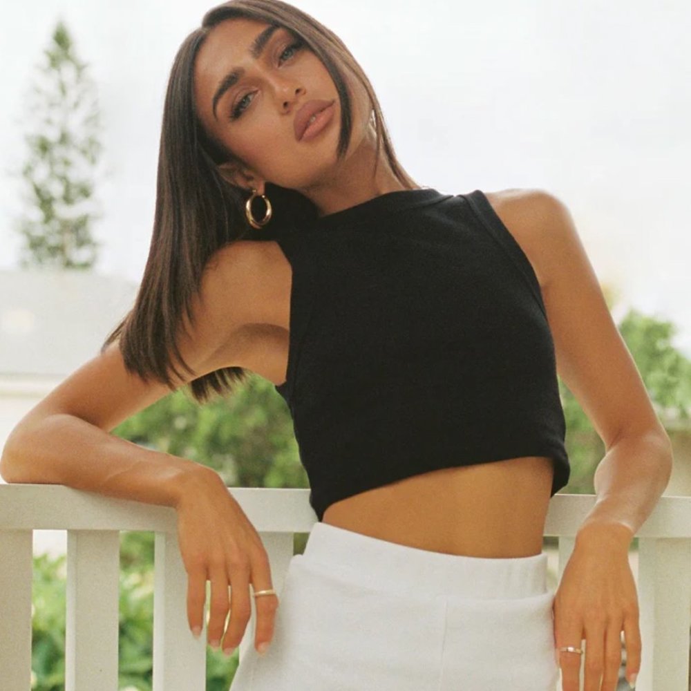 ORGANIC CLASSIC TANK TOP BLACK